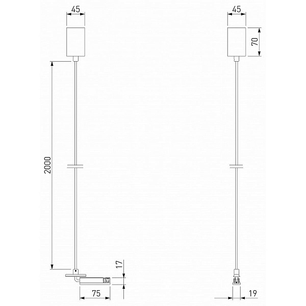 Подвесное крепление ELEKTROSTANDARD LINE MAGNETIC a069703