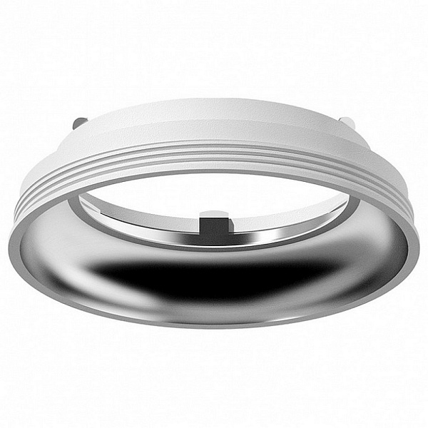Рамка AMBRELLA LIGHT DIY SPOT 1 N7022 SWH/PSL белый песок/серебро полированное D70*H20mm Out1mm MR16