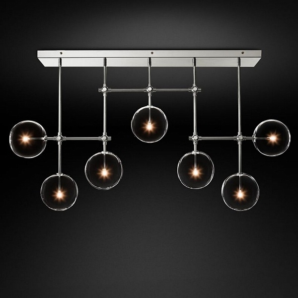 Люстра потолочная DELIGHT COLLECTION GLOBE MOBILE KG0835P-7A chrome