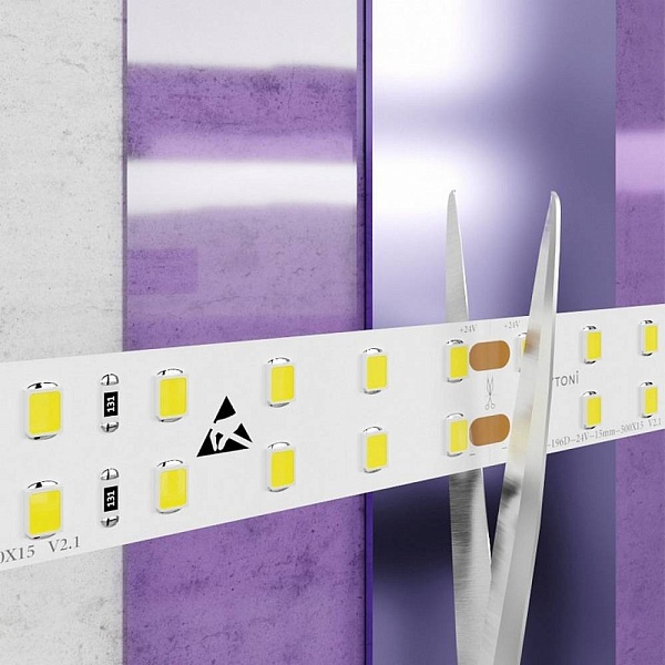 Лента LED STANDART 20 W/m 24V IP20 2835/196 3000K 15mm (5м) 20028 MAYTONI