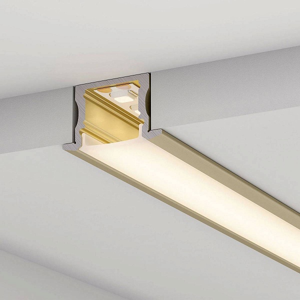 Профиль для ленты LED врезной ARH-LINE 14,4x23мм без рассеивателя (2м) 44278 ARLIGHT